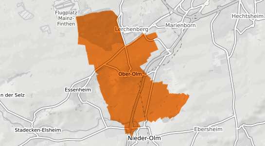 Mietspiegelkarte Ober Olm